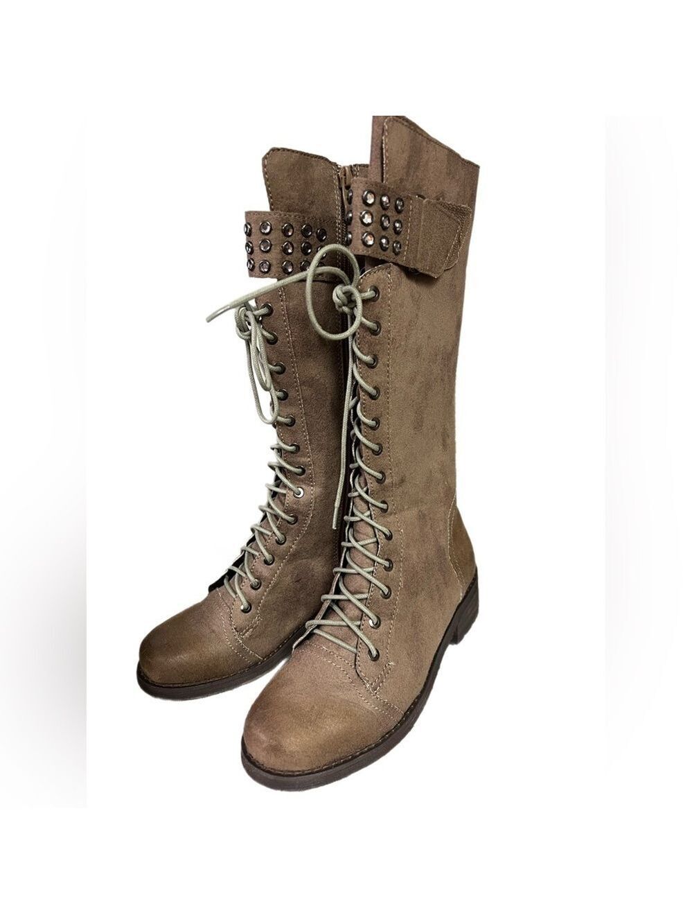 Rebels Women’s Lilith Motorcycle Boot Taupe 7.5 US